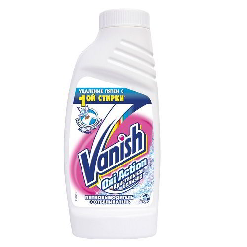 Пятновыводитель Vanish Oxi Action для белых тканей 450 мл