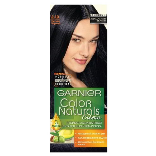 Краска для волос Garnier Color Naturals Иссиня черный 110 мл