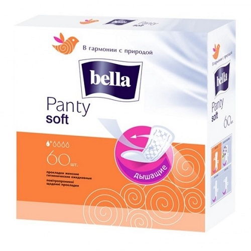 Ежедневные прокладки Bella PANTY Soft 60 штук