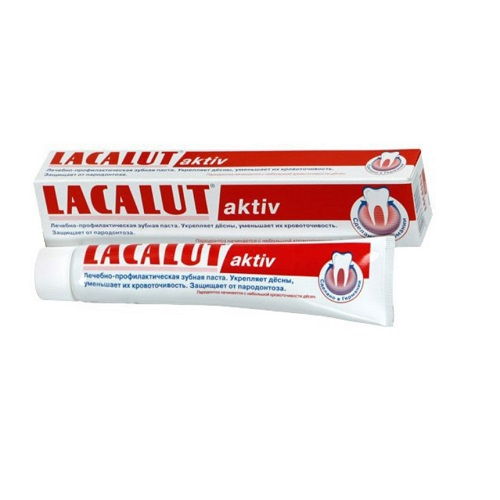Зубная паста Lacalut Aktiv Укрепления десен 75 мл