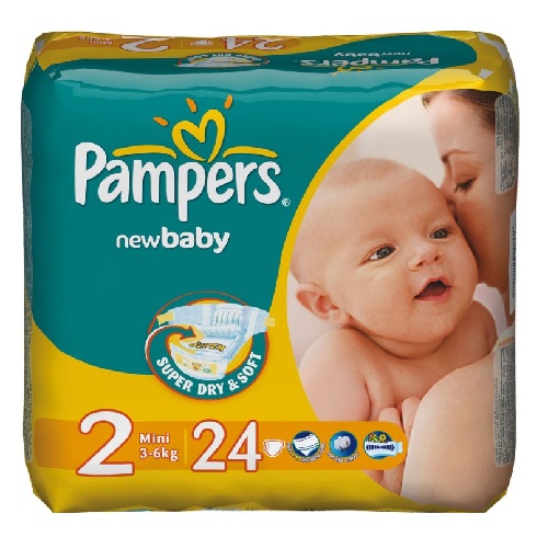 Подгузники Pampers New Baby-Dry Mini 24 шт