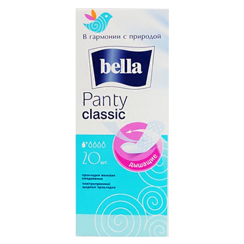 Ежедневные прокладки Bella Panty Classic 20 шт