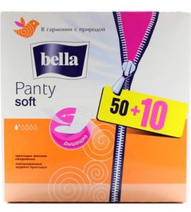Ежедневные прокладки Bella Panty Soft 60 шт