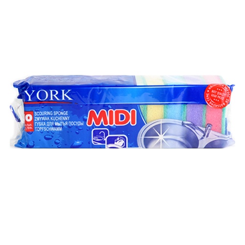 Губка для посуды York  MIDI 10 шт