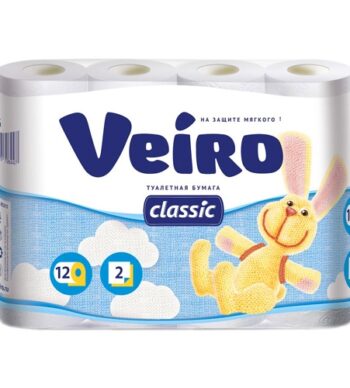 Туалетная бумага Veiro Classic 12 шт