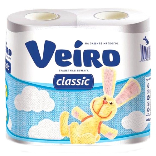Туалетная бумага Veiro Classic 4 шт