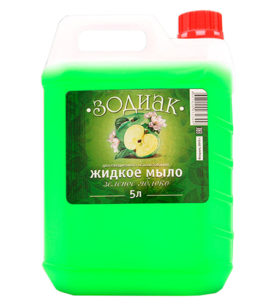 Жидкое мыло Зодиак Зеленое яблоко 5 л