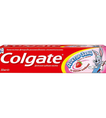 Зубная паста Colgate Доктор заяц со вкусом клубники 50 мл