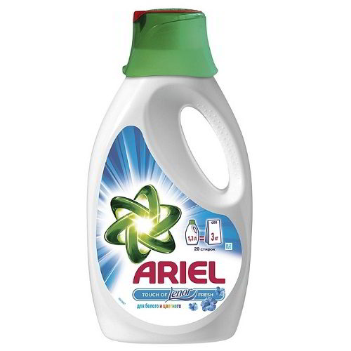 Жидкий стиральный порошок Ariel Lenor fresh, 1,3 л — Купить Оптом