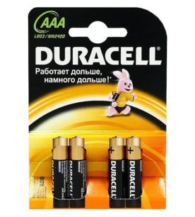 Батарейки Duracell Тип AAA 4 шт