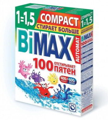 Стиральный порошок Bimax 100 пятен 400 г