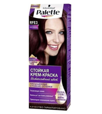 Краска для волос Palette RFE3 Баклажан 1 шт