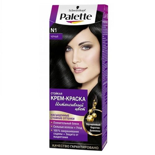 Краска для волос Palette N1 Чёрный 1 шт