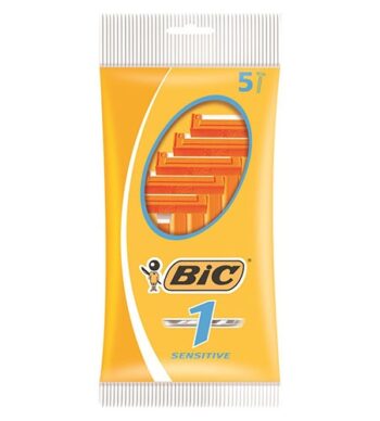 Одноразовый станок Bic Sensitive Orange 5 шт