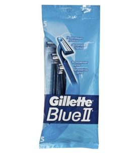 Одноразовый станок Gillette Blue II мужские 5 шт