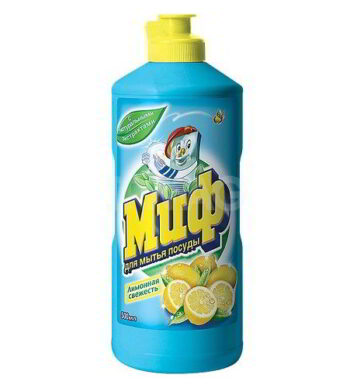 Средство для мытья посуды Миф Лимонная свежесть 500 мл