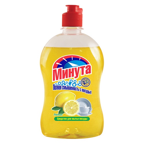 Средство для мытья посуды Минута Лимон 500 мл оптом