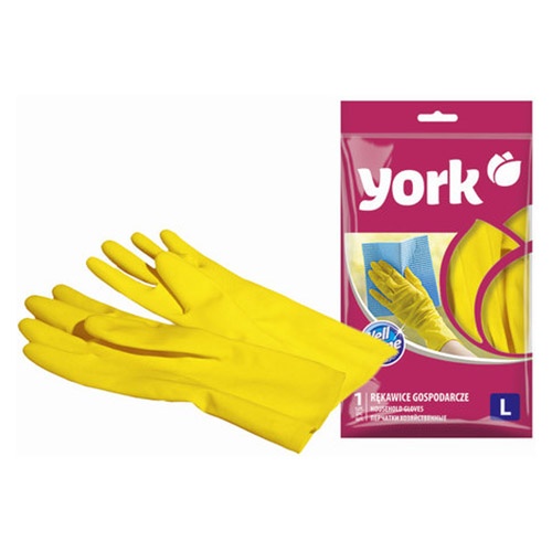 Резиновые перчатки York Размер L 1 шт оптом