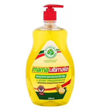 Средство для мытья посуды MAMA ULTIMATE С ароматом натурального лимона 1 л оптом