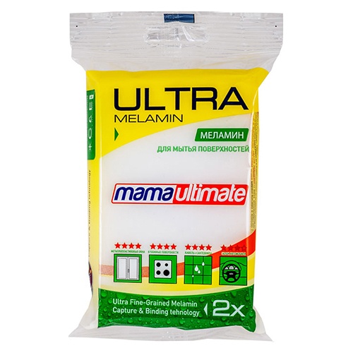 Губка для посуды MAMA ULTIMATE Меламин 1 шт оптом