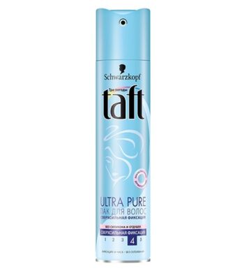 Лак для волос Taft Ultra Pure