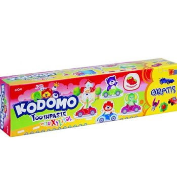 Зубная паста Kodomo Strawberry + игрушка 45 г оптом