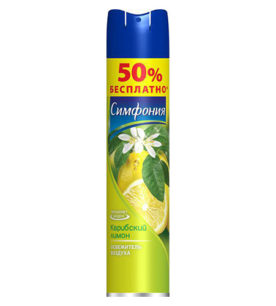 Освежитель воздуха Симфония Карибский лимон 300 мл оптом