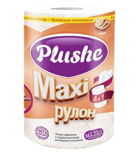 Полотенца бумажные Plushe Maxi