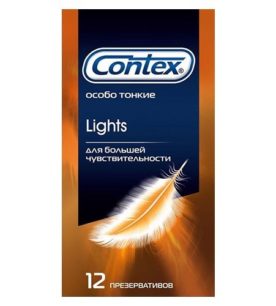 Презервативы CONTEX Lights особо тонкие 12 шт оптом