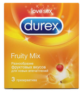 Презервативы DUREX Fruity Mix