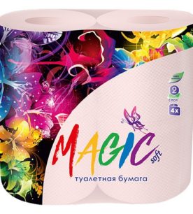 Туалетная бумага Magic 2х-слойная