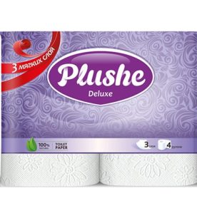 Туалетная бумага Plushe Deluxe