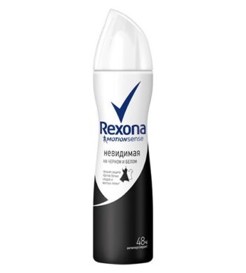Дезодорант спрей Rexona Невидимая на черном и белом 150 мл оптом