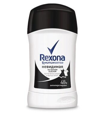 Дезодорант стик Rexona Невидимая на черном и белом