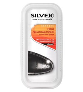 Губка для обуви Silver Instant shine sponge 1 шт оптом