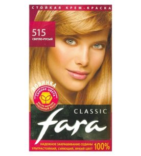 Краска для волос Fara Classic Тон 515 светло-русый 135 мл оптом