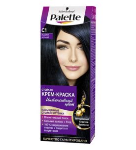 Краска для волос Palette С1 Иссиня-Черный 110 мл оптом