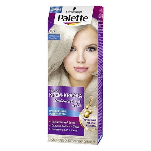 Краска для волос Palette С9 Пепельный блондин 110 мл оптом