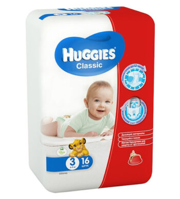 Подгузники Huggies Classic Small  Pack 4-9кг