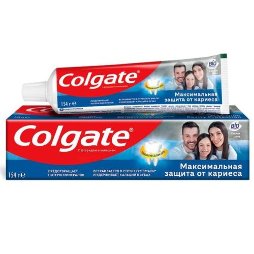 Зубная паста Colgate "Максимальная защита от кариеса, Свежая мята", 100 мл