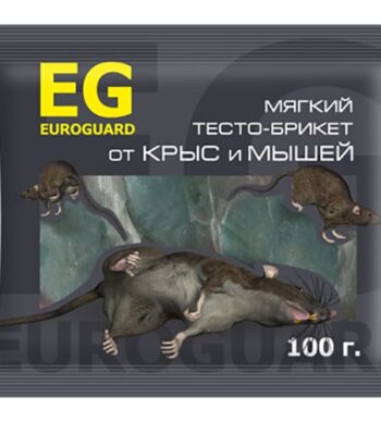 Тесто-брикеты EUROGARD От крыс и мышей 100 г оптом