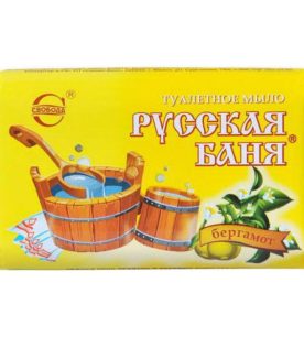 Туалетное мыло Русская баня Бергамот 100 г оптом