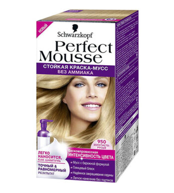 Краска для волос Perfect Mousse Оттенок 950 Золотисто-русый 35 мл оптом