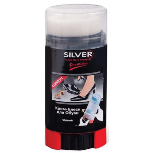 Крем-блеск для обуви Silver Цвет: черный 50 мл оптом