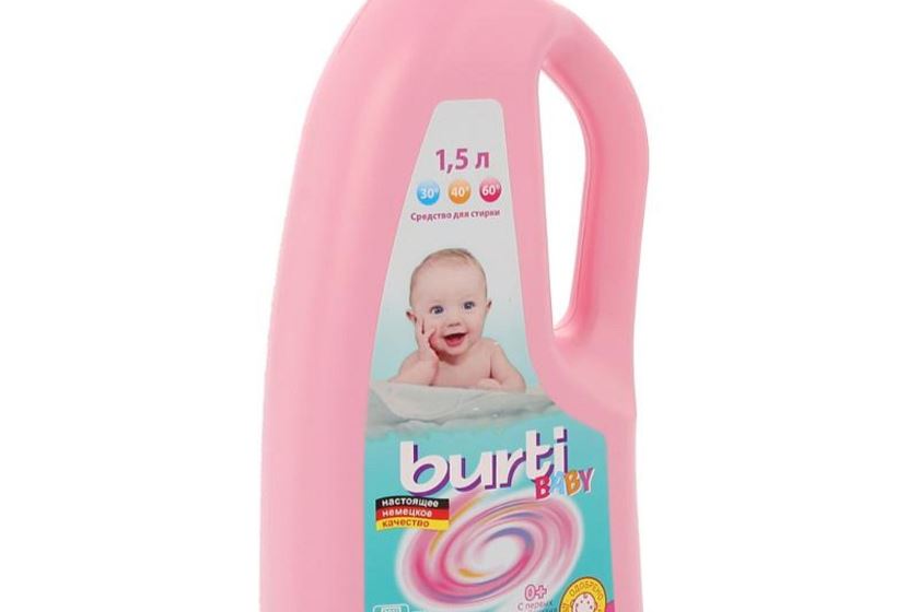 стиральный порошок для ручной стирки Burti Baby Liquid