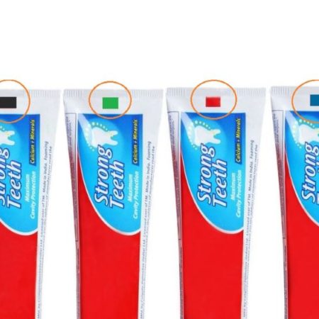 Что означают полоски на тюбиках зубной пасты