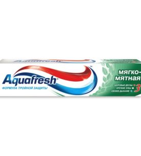 Зубная паста Aquafresh "Мягко-мятная", 100 мл