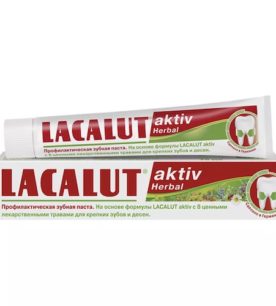 Зубная паста Lacalut "Aktiv Herbal", 75 мл