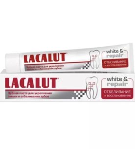 Зубная паста Lacalut "White & Repair", 75 мл