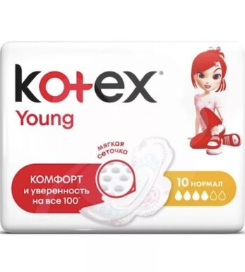 Прокладки Kotex "Young Normal", 10 шт